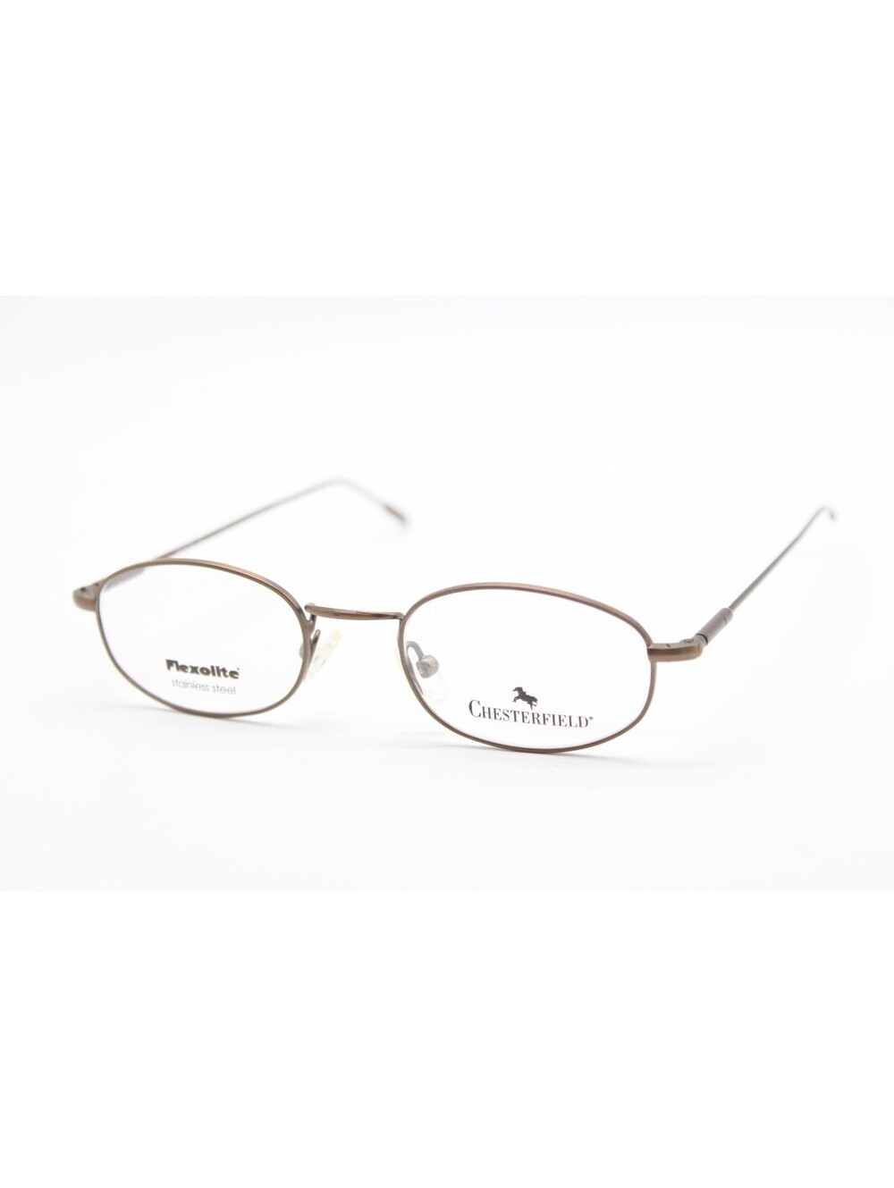 NEW CHESTERFIELD CH 330 08FD FLEXOLITE BROWN AUTHENTIC EYEGLASSES 45-22